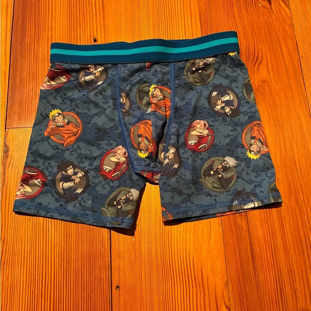 Naruto Boy’s Themed Boxer Briefs Set of 5, Size 8